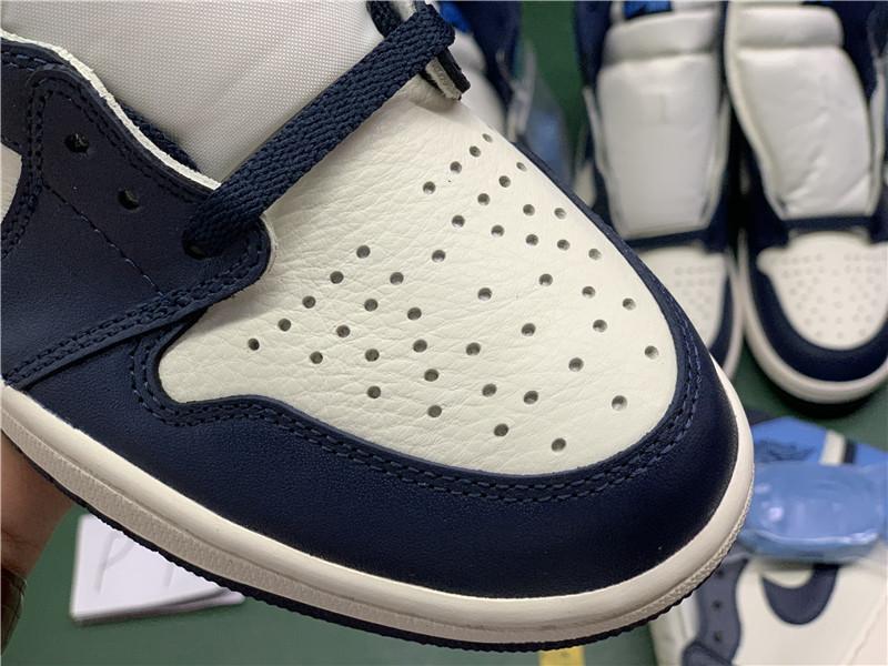 PK God Air Jordan 1 retro high OG Obsidian retail leather ready to ship